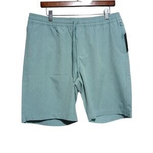 Hurley Mens Hybrid Shorts‎ Drawstring Elastic Waist Casual Athletic L